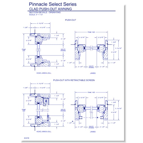 Pinnacle Select Awning: Section Details