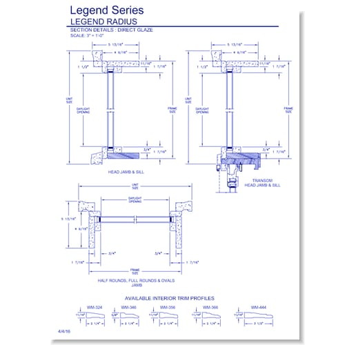 Legend Radius: Section Details