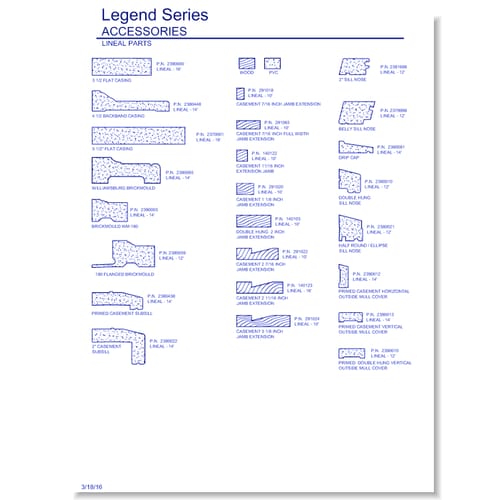 Legend HBR Accessories: Parts