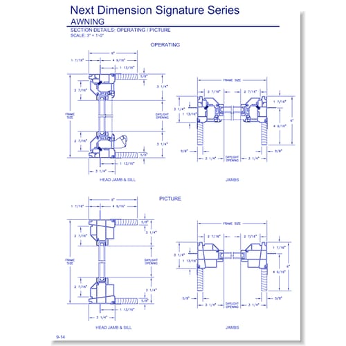 Next Dimension Signature Awning: Section Details