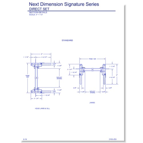 Next Dimension Signature Direct Set: Section Details