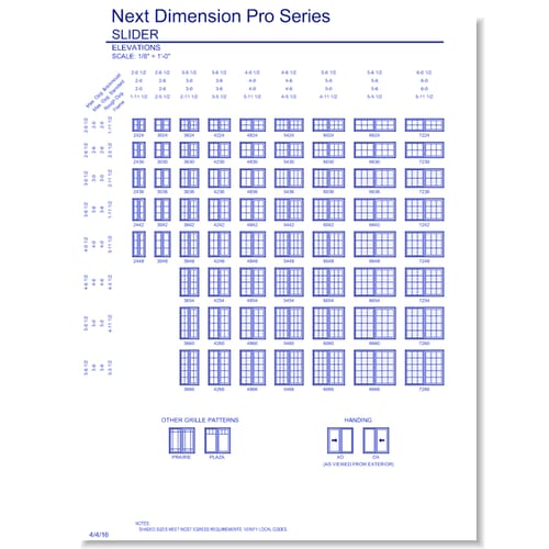 Next Dimension Pro Slider: Elevations