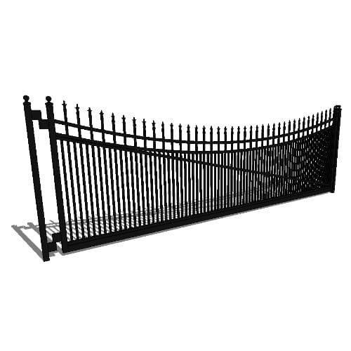 Single Gate Industrial Orleans Quad 02 Arch 3-CH (GT02D192RV603-02)