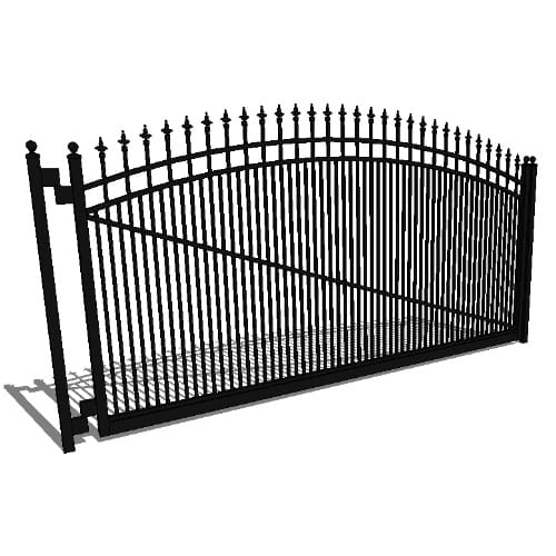 Single Gate Residential Orleans Quad 03 Arch 3-CH (GT03D192IV603)