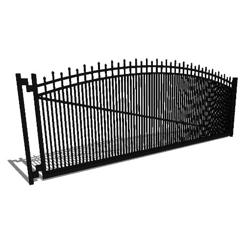 Single Gate Concealed Fastener Newcastle Staggered 03 Arch 3-CH (GT03D192CH603)