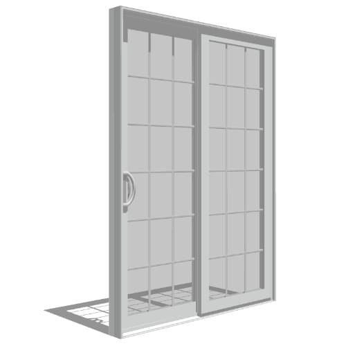 Impervia Series: Sliding Patio Door, Vent Fixed Operation