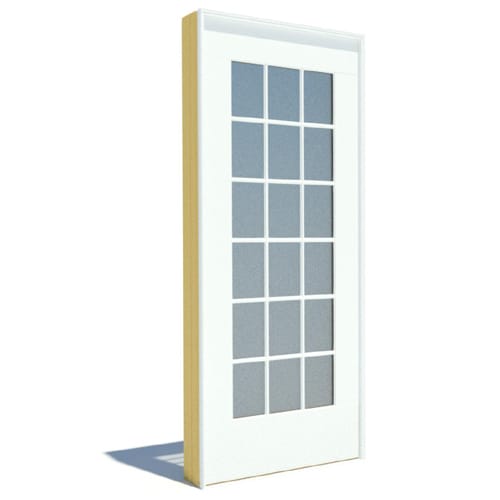 Architect Series, Traditional, Clad, Wood, Commercial Single Door, Hinged, Right Hand Unit