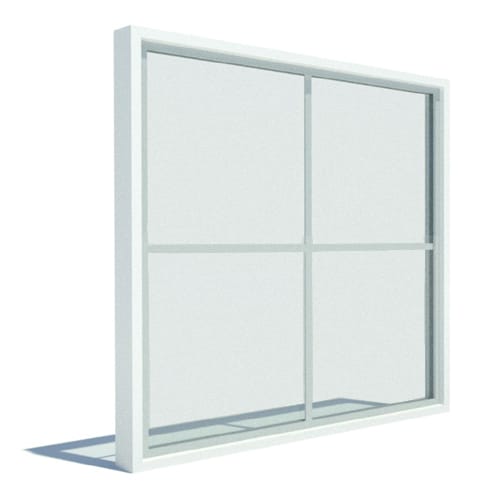 Impervia Series, Double Hung Window, Fixed Unit