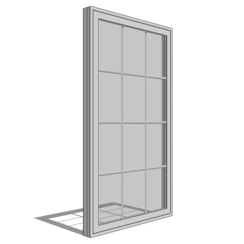 Impervia Series, Fiberglass Double-Hung Window, Fixed
