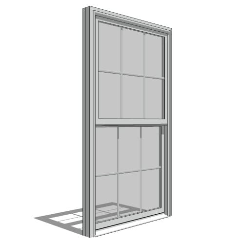 Impervia Series, Fiberglass Double-Hung Window, Vent