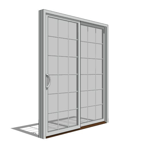 Impervia Series, Fiberglass Sliding Patio Door, Vent Fixed