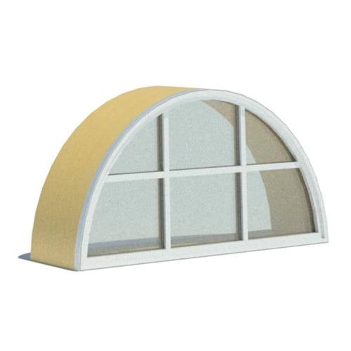 Pella® Clad Half Circle Fixed Unit 