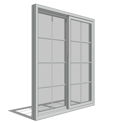 Impervia Series, Fiberglass Sliding Window, Fixed Vent