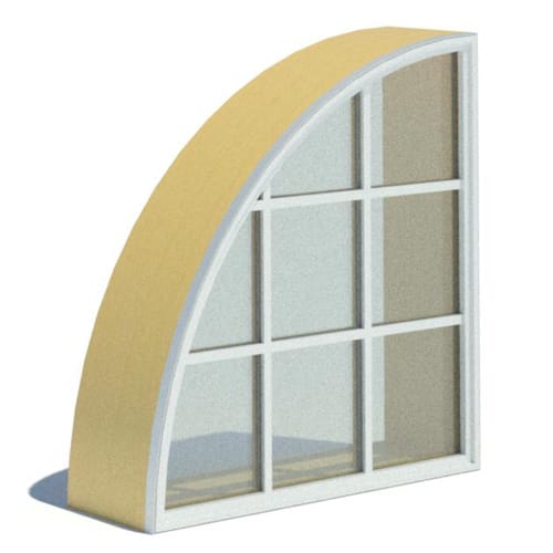 Pella® Clad Quarter Circle Fixed Unit