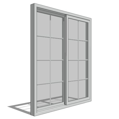 Impervia Series, Fiberglass Sliding Window, Vent Fixed