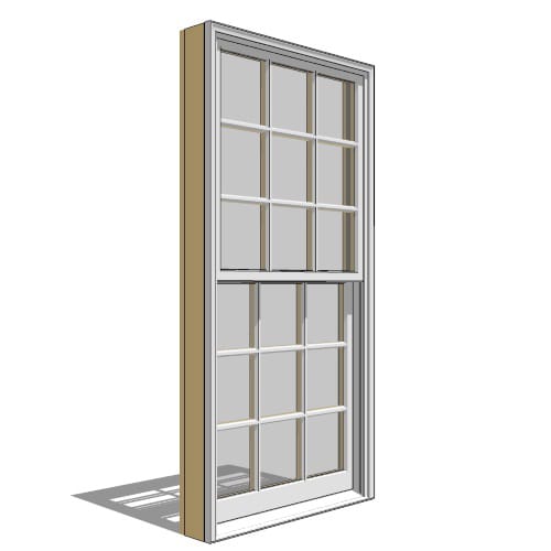 Pella Reserve, Clad, Wood, Double-Hung Window, Vent Unit