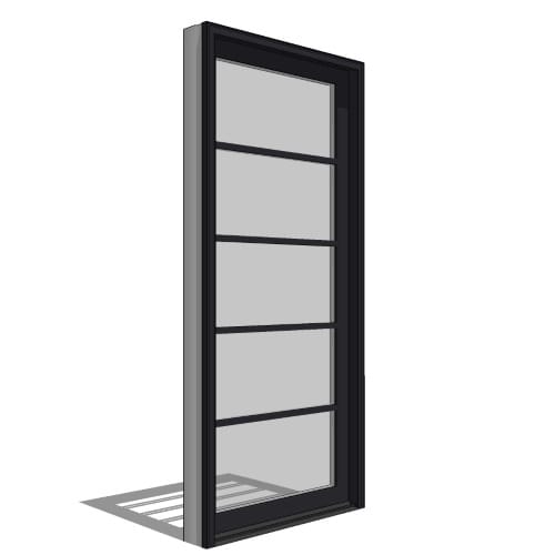 Architect Series, Contemporary, Clad, Wood, Sliding Door, Fixed Panel