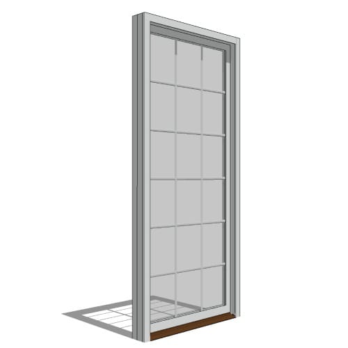Impervia Series Sliding Patio Door, Single, Fixed Units