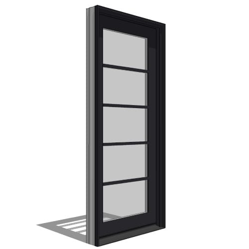 Architect Series, Contemporary, In-Swing Window, Single, Fixed Units