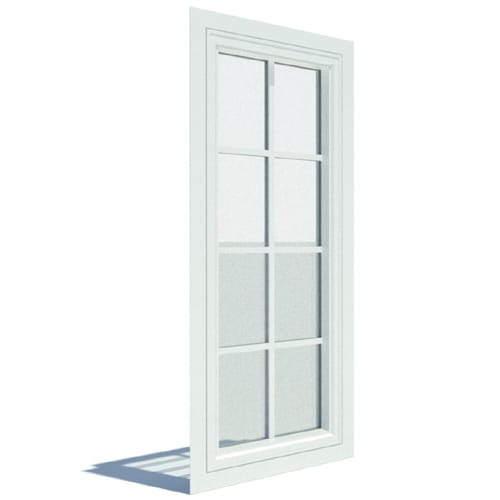 250 Series Casement Window, Fixed Unit, Flush Flange