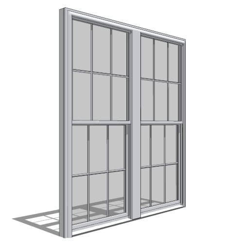 250 Series Double-Hung Window, Double