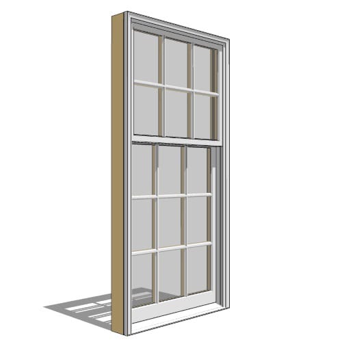 Pella Reserve, Clad, Wood, Double-Hung Window, Cottage, Vent Unit
