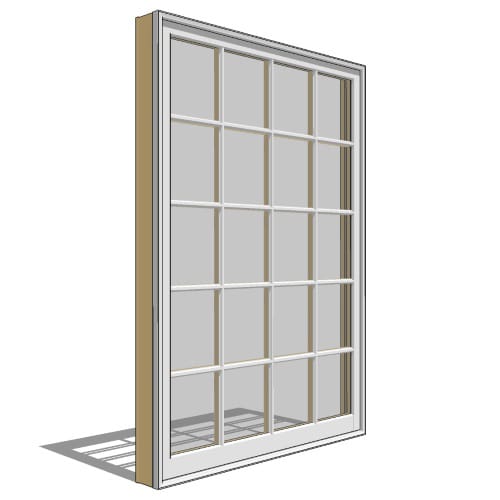 Pella Reserve, Clad, Wood, Double-Hung Window, Fixed Unit