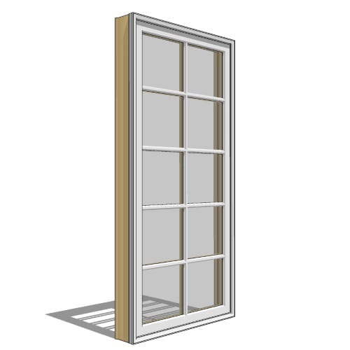 Pella Reserve, Clad, Wood, Casement Window, Vent Unit