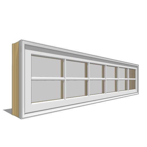 Pella Reserve, Clad, Wood, Sliding Window, Transom Unit