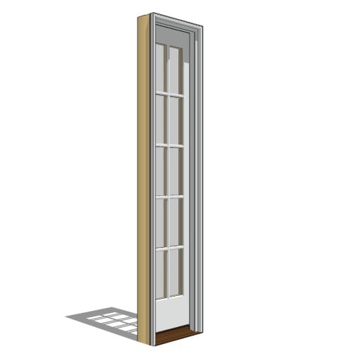 Pella Reserve, Clad, Wood, In-Swing Door, French-Single, Sidelight Units