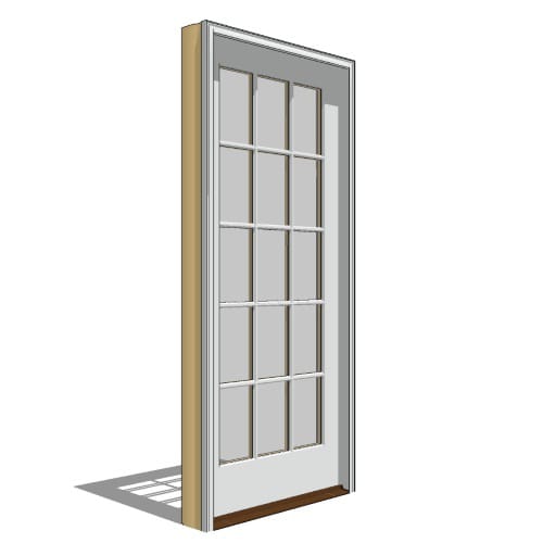 Pella Reserve, Clad, Wood, Sliding Door, French-Single, Fixed Units