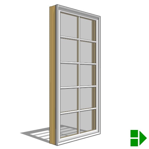 Lifestyle Dual-Pane Series Casement Window, Vent Units