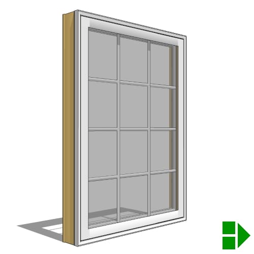 Lifestyle Triple-Pane Series Casement Window, Fixed Units