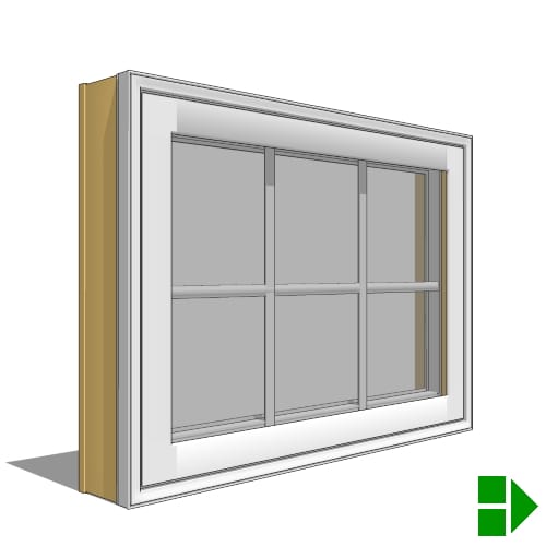 Lifestyle Triple-Pane Series Casement Window, Transom Units