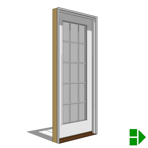 Lifestyle Triple-Pane Series In-Swing Window, Single, Fixed Units