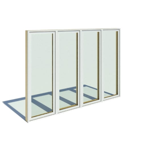 Lifestyle Dual-Pane Series Casement Window, Multi-Wide