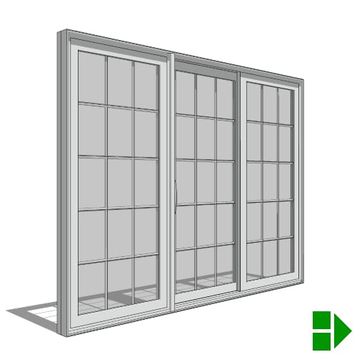 250 Series Sliding Patio Door, OXO