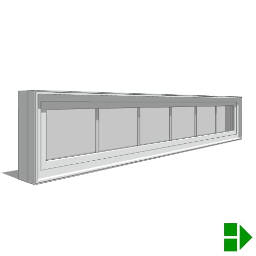 250 Series Sliding Patio Door, Transom
