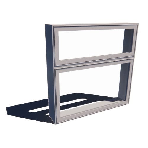 Impervia Series, Awning Window, Vent Unit with Transom