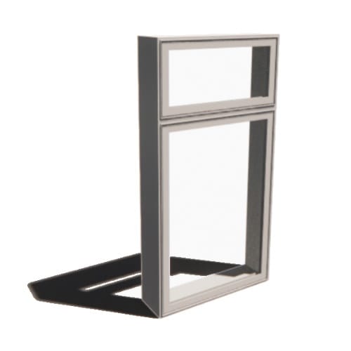 Impervia Series, Casement Window, Vent Unit with Transom