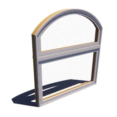 Reserve Series Traditional, Awning Window, Vent Unit with Archtop Transom