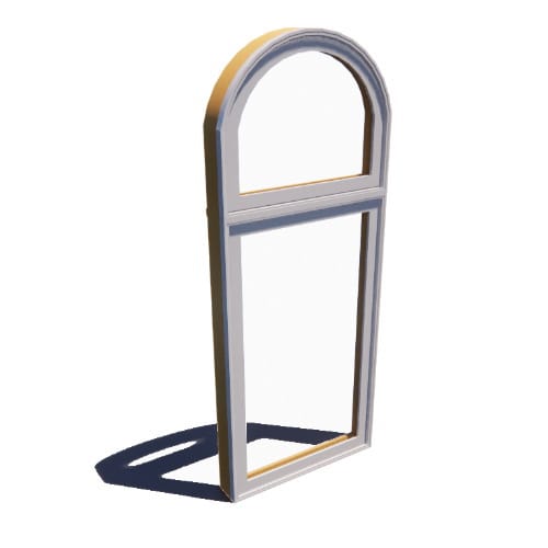 Reserve Series Traditional, Casement Window, Vent Unit with Archtop Transom