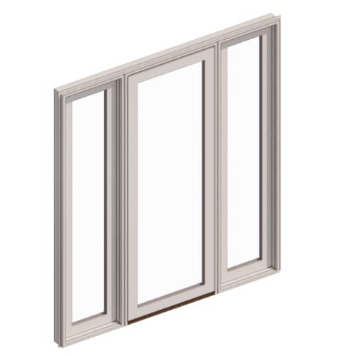 250 Series Hinged Door, Single Outswing, Sidelights