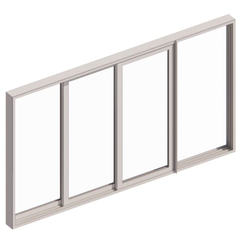 250 Series Premium Multi-Slide Pocket Door, Single Parting
