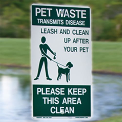 DOGIPOT® Pet Sign "On Leash"