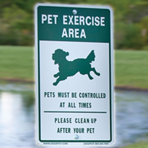 DOGIPOT® Pet Sign "Off Leash"