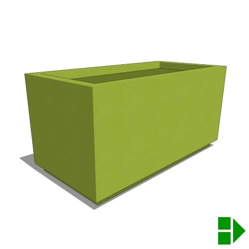 Rectangular Planter: Standard Rectangle (RL482424)