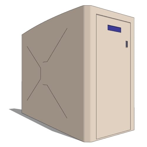 Bike-Shell™ Model 301P-ECO (1 Door / 1 Bike Capacity Triangular Unit)