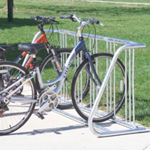 Bicycle Racks: Single & Double Sided Vertical Bike Racks ( BR200 )