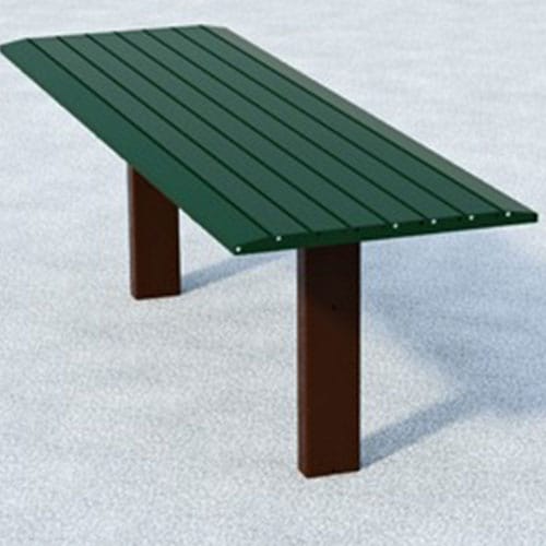 Utility Tables: 6' & 8' Double Pedestal Rectangular w/Thermo-plastic Coated D-Type Expanded Steel Top ( APTX )